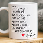 Custom Mug - Personalized Anniversary Wedding Gifts For Husband And Wife, Him And Her - Still Falling For You Always