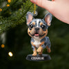 Custom Photo French Bulldog Acrylic Ornament - Personalized Christmas Birthday Gifts For Dog Cat Lovers, Dog Dad And Mom, Cat Owners - Cuteness Overload On The Tree