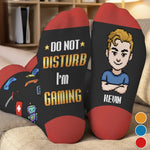 Custom Crew Socks - Personalized Birthday Gifts For Besties, Sisters, BFF, Family, Yourself - Good Mood Only