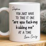 Custom Mug - Personalized Birthday Gifts For Coworker, Work Bestie - We Make Workdays Feel Better