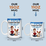 Custom Mug - Personalized Birthday Gifts For Dog Lovers, Dog Dad And Mom - Best Buds For Life