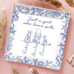 Custom Full-Print Jewelry Dish - Personalized Birthday Gifts For Dog Cat Lovers, Dog Dad And Mom, Cat Owners - Living A Life Wrapped In Pet Love