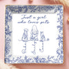 Custom Full-Print Jewelry Dish - Personalized Birthday Gifts For Dog Cat Lovers, Dog Dad And Mom, Cat Owners - Living A Life Wrapped In Pet Love