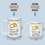 Custom Mug - Personalized Anniversary Wedding Gifts For Husband And Wife, Him And Her - Love You Then, Love You Now