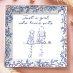 Custom Full-Print Jewelry Dish - Personalized Birthday Gifts For Dog Cat Lovers, Dog Dad And Mom, Cat Owners - Living A Life Wrapped In Pet Love