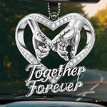 Custom Acrylic Car Ornament - Personalized Anniversary Wedding Gifts For Husband And Wife, Him And Her - You Make My World Soft