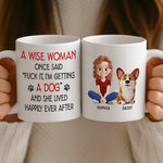 Custom Mug - Personalized Birthday Gifts For Dog Lovers, Dog Dad And Mom - My Heart Has Four Paws