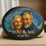 Custom Photo Printed Rock - Personalized Anniversary Wedding Gifts For Husband And Wife, Him And Her - Endless Love, Endless Us