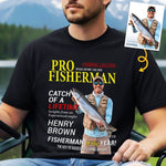 Custom Photo Unisex T-shirt, Premium T-shirt, Hoodie - Personalized Christmas Birthday Fishing Gifts For Fisherman - Living The Reel Dream