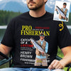 Custom Photo Unisex T-shirt, Premium T-shirt, Hoodie - Personalized Christmas Birthday Fishing Gifts For Fisherman - Living The Reel Dream