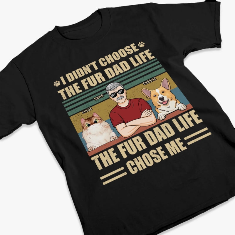 Custom Unisex T-shirt, Premium T-shirt, Hoodie - Personalized Birthday Gifts For Dog Cat Lovers, Dog Dad And Mom, Cat Owners - The Real Bosses Are Furry