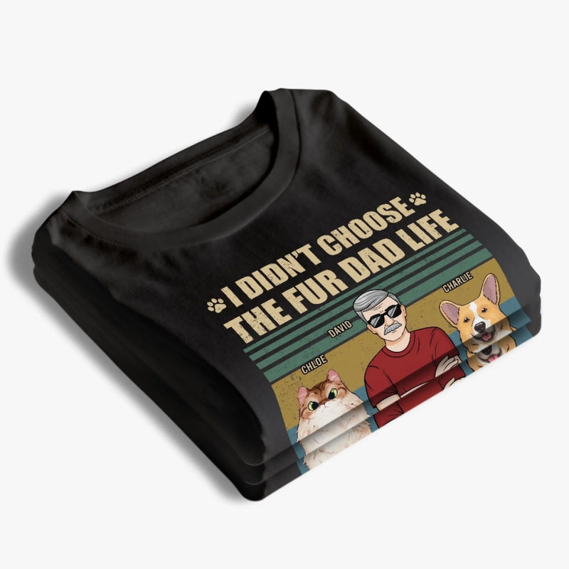 Custom Unisex T-shirt, Premium T-shirt, Hoodie - Personalized Birthday Gifts For Dog Cat Lovers, Dog Dad And Mom, Cat Owners - The Real Bosses Are Furry