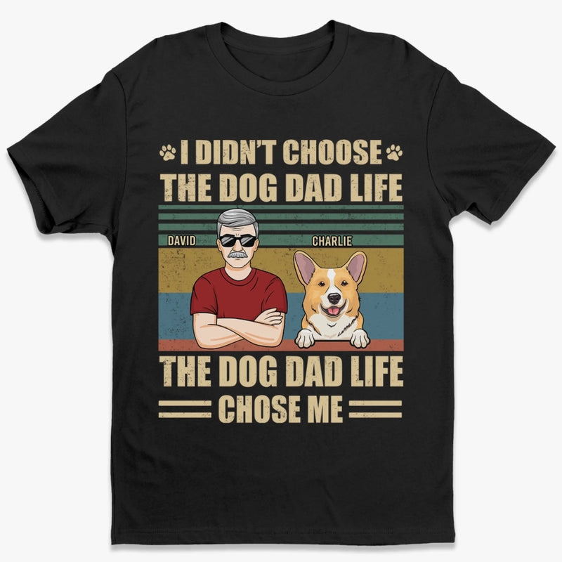Custom Unisex T-shirt, Premium T-shirt, Hoodie - Personalized Birthday Gifts For Dog Lovers, Dog Dad And Mom - Just A Man And His Mischief Team
