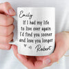 Custom Mug - Personalized Anniversary Wedding Gifts For Husband And Wife, Him And Her - Love You More Every Day