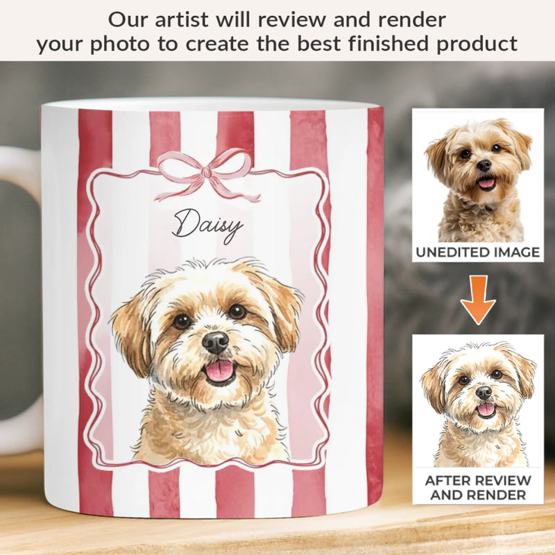 Custom Photo Mug - Personalized Christmas Birthday Gifts For Dog Cat Lovers, Dog Dad And Mom, Cat Owners - Sweetest Companion
