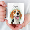 Custom Photo Mug - Personalized Christmas Birthday Gifts For Dog Cat Lovers, Dog Dad And Mom, Cat Owners - My Sunshine Pup
