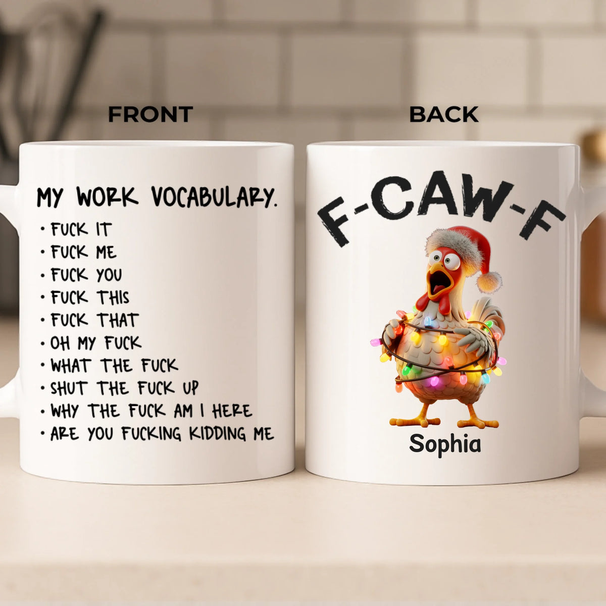 Custom Mug - Personalized Funny Gifts For Best Friends, Family, Coworker, Work Bestie - Professional Overthinker