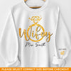 You Are My Person - Couple Personalized Custom Unisex Sweatshirt With Design On Sleeve - Gift For Husband Wife, Anniversary