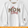 Mothers Paint The Colors Of Our World - Family Personalized Custom Unisex Sweatshirt With Design On Sleeve - Christmas Gift For Mom, Grandma
