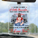 Custom Name Romantic Love Gifts for Couples - Personalized Car Ornament