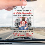 Custom Name Romantic Love Gifts for Couples - Personalized Car Ornament