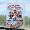 Custom Acrylic Car Ornament - Personalized Anniversary Wedding Gifts For Husband And Wife, Him And Her - Our Story Continues