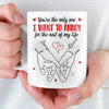 Custom Mug - Personalized Anniversary Wedding Gifts For Husband And Wife, Him And Her - Falling For You Daily