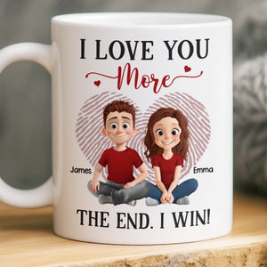 Custom Mug - Personalized Anniversary Wedding Gifts For Husband And Wife, Him And Her - Two Hearts One Story