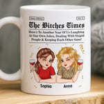Custom Name Best Friend Wine Humor Gifts - Personalized Mugs