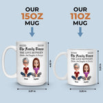 Custom Mug - Personalized Birthday Gifts For Mom, Dad, Daughter, Son - Growing Up Together With Love