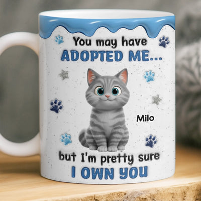 Custom Mug - Personalized Birthday Gifts For Cat Lovers, Cat Mom And Dad - My Cats Own My Heart