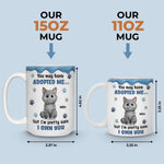 Custom Mug - Personalized Birthday Gifts For Cat Lovers, Cat Mom And Dad - My Cats Own My Heart