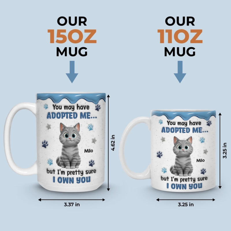 Custom Mug - Personalized Birthday Gifts For Cat Lovers, Cat Mom And Dad - My Cats Own My Heart