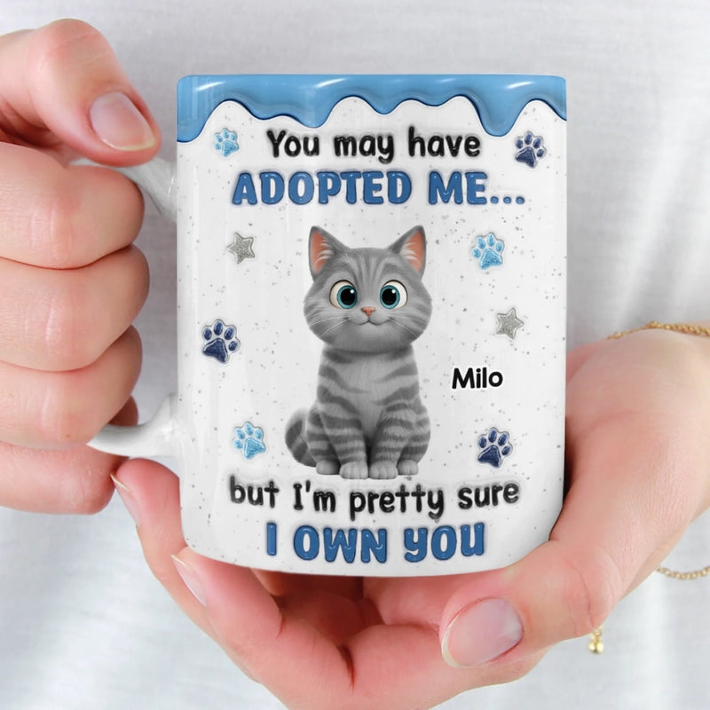 Custom Mug - Personalized Birthday Gifts For Cat Lovers, Cat Mom And Dad - My Cats Own My Heart