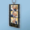 Custom Photo Acrylic Car Ornament - Personalized Anniversary Wedding Gifts For Husband And Wife, Him And Her - Love Travels With Us