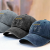Custom Vintage Washed Denim Baseball Cap US - Personalized Birthday Gifts For Dad, Grandpa - Best Dad Best Childhood Ever