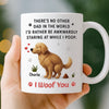 Custom Mug - Personalized Christmas Birthday Gifts For Dog Lovers, Dog Dad And Mom - Poop Buddy For Life