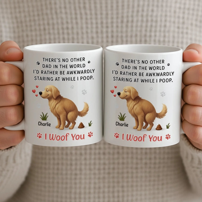 Custom Mug - Personalized Christmas Birthday Gifts For Dog Lovers, Dog Dad And Mom - Poop Buddy For Life