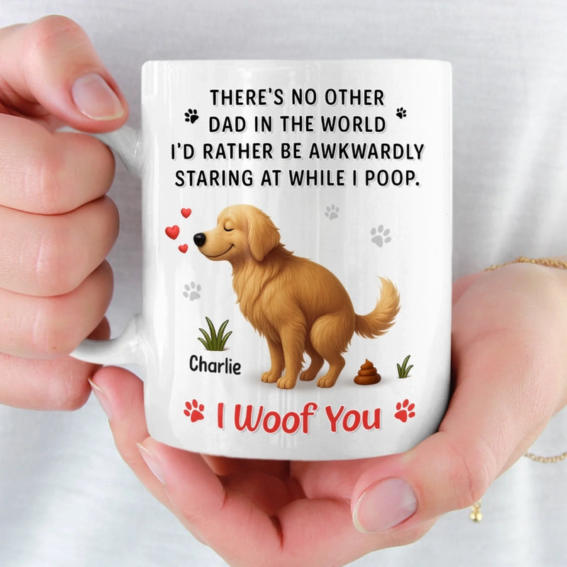 Custom Mug - Personalized Christmas Birthday Gifts For Dog Lovers, Dog Dad And Mom - Poop Buddy For Life
