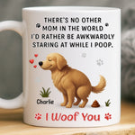 Custom Mug - Personalized Christmas Birthday Gifts For Dog Lovers, Dog Dad And Mom - Poop Buddy For Life