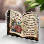 Custom First Kiss Last Breath Couple Keepsake - Personalized Acrylic Plaque Custom Shape