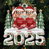 Custom Acrylic Ornament - Personalized Christmas Birthday Gifts For Family, Dog Cat Lovers - Little Moments Big Memories