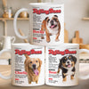 Custom Photo Magazine Mug - Personalized Birthday Gifts For Dog Lovers, Dog Dad And Mom - Smiling Because Of You