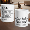 Custom Mug - Personalized Birthday Gifts For Cat Lovers, Cat Mom And Dad - Life Is Softer With Cats