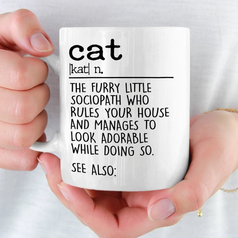 Custom Mug - Personalized Birthday Gifts For Cat Lovers, Cat Mom And Dad - Life Is Softer With Cats