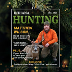 Custom Photo Magazine Acrylic Ornament - Personalized Christmas Birthday Hunting Gifts For Hunters - Buck Season Is My Reason