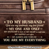 Custom Engraved Leather Toiletry Bag - Personalized Birthday Gifts For Husband - With You Life Feels Right