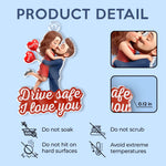 Custom Acrylic Car Ornament - Personalized Anniversary Wedding Gifts For Husband And Wife, Him And Her - Forever Yours No Refunds