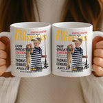 Custom Photo Magazine Mug - Personalized Birthday Gifts For Fisherman - Small Kid Big Happy