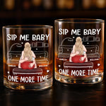 Custom Name Funny Couple Gifts - Personalized Whiskey Glass